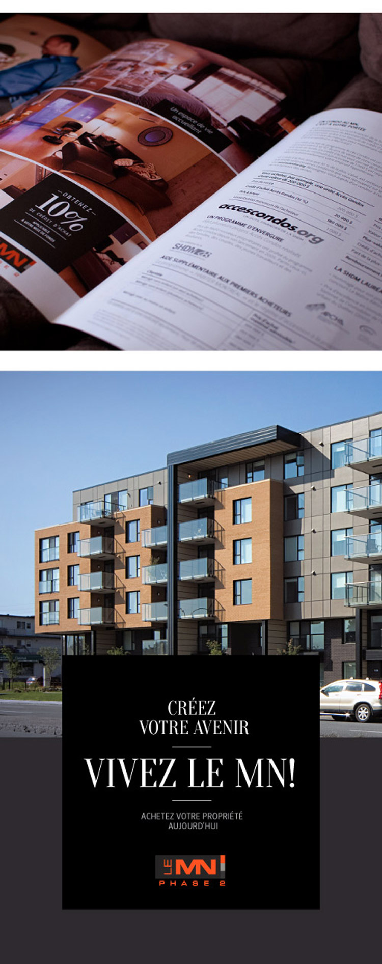 Residential project leaflet (Montreal)