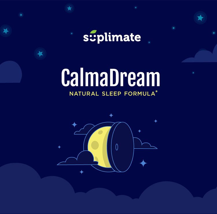 sleep aid label theme illustration