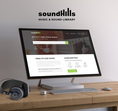 Site web SoundHills présentation générale
